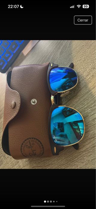 Gafas de sol Ray-Ban azules y marrones
