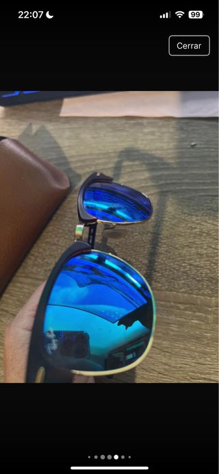Gafas de sol Ray-Ban azules y marrones