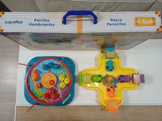 Maletín Juegos Pesca Pececitos + Tragabolas