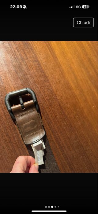 Cintura Diesel Uomo Pelle Marrone