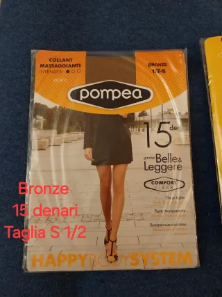 Collant Pompea Bronze 15 Denari Taglia S 1/2