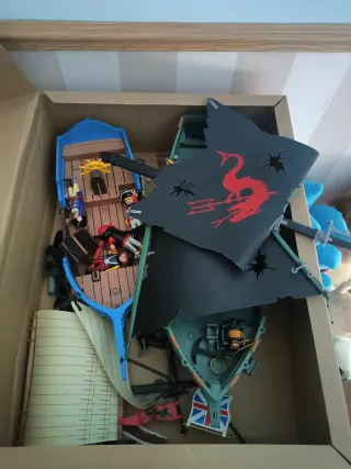 2 Barcos Piratas Playmobil