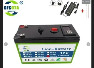 Batería Litio 12V 100Ah CFGOTA