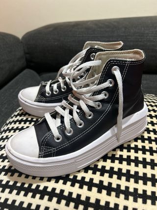 Converse Chuck Taylor Plataforma Negras. Talla 37.