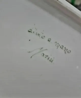 Set 6 ciotole porcellana dipinte a mano