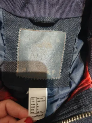 Chaqueta Quechua Azul con Capucha