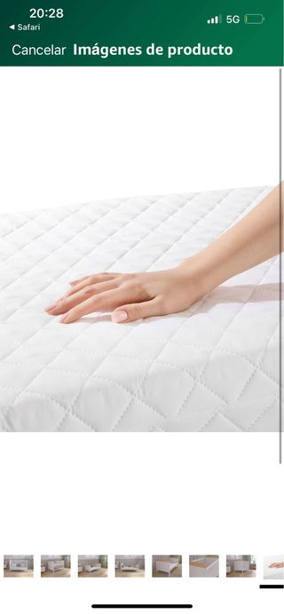 Cuna convertible a cama + colchón