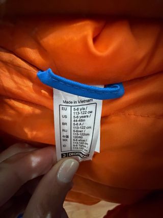 Chaqueta esquí niño 5-6 años Decathlon