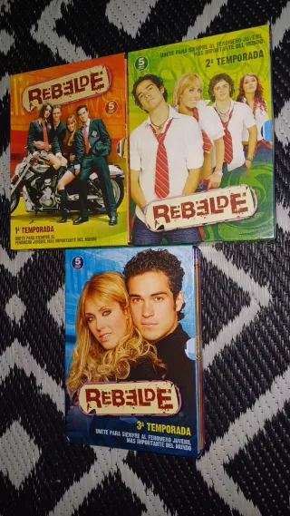 SUPER PACK REBELDE COLECCION COMPLETA DVD DESCATAL