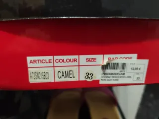 Botas niño marrones talla 33