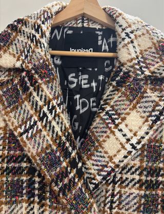 Abrigo Desigual cuadros