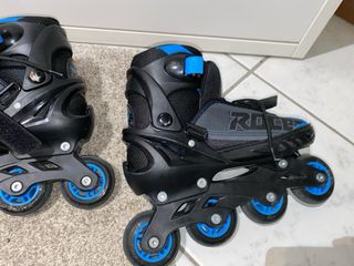 Rollerblade Roces blu/nero taglia 34-37