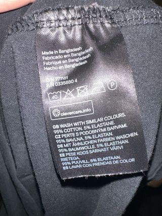 Blusa H&M Nera Scollo a barca