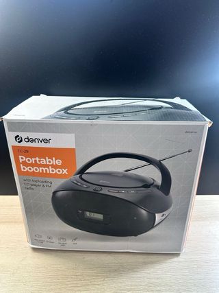 Radio CD Portátil Denver TC-28BLACK