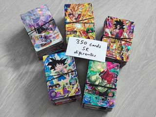 Lote 350 Carte Dragon Ball Heroes SR Diverse