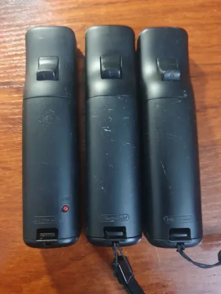 5 Mandos Wii Motion Plus Negros