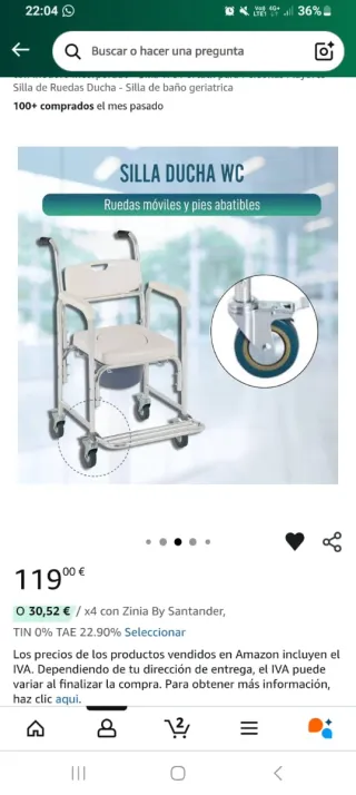 Silla de ruedas + indoloro incorporado