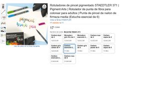 Rotuladores Pincel Pigmentado STAEDTLER 371