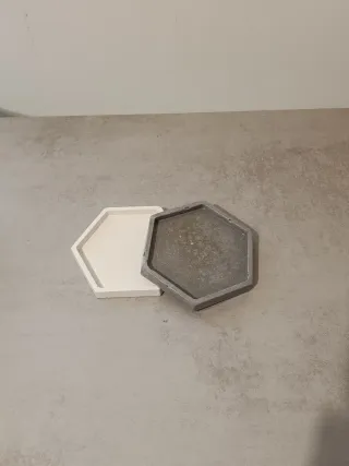 Bandeja de cerámica hexagonal