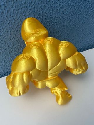 Figura Hulk/Mario 3D Dorada