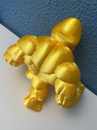 Figura Hulk/Mario 3D Dorada