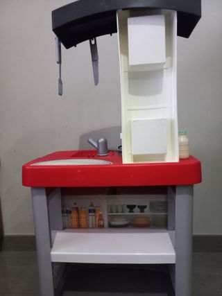 Cocinita Smoby Roja y Gris