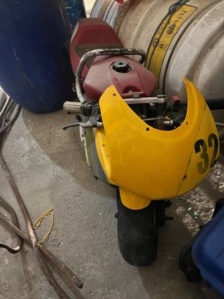 Mini Moto Roja y Amarilla