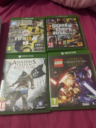 Xbox One S + 4 Juegos + 2 Mandos