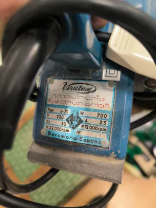 Cepillo Eléctrico Virutex J71 Madera