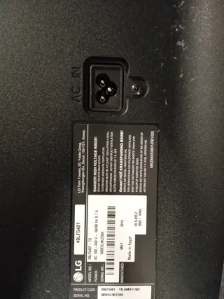 TV LG 49 para piezas o repuesto