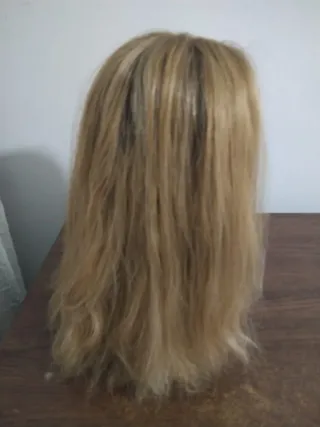 Peluca Oncológica Pelo Sintético Beige