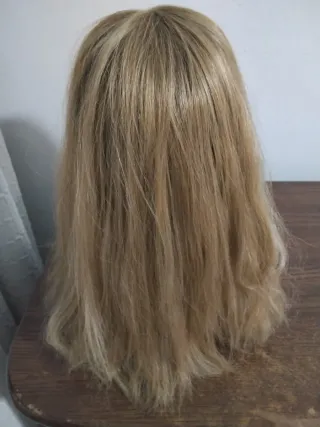 Peluca Oncológica Pelo Sintético Beige