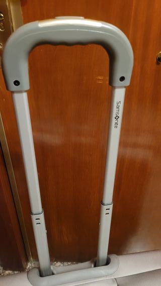 Maleta portatrajes Samsonite con ruedas gris