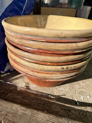 Ciotole grandi in terracotta smaltata
