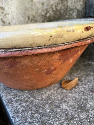 Ciotole grandi in terracotta smaltata