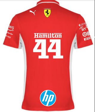 Polo y Gorra Ferrari Hamilton 44