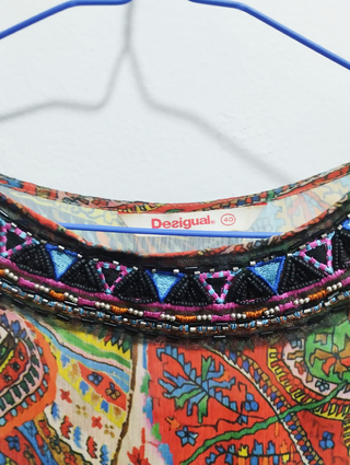 Vestido Desigual Boho Multicolor