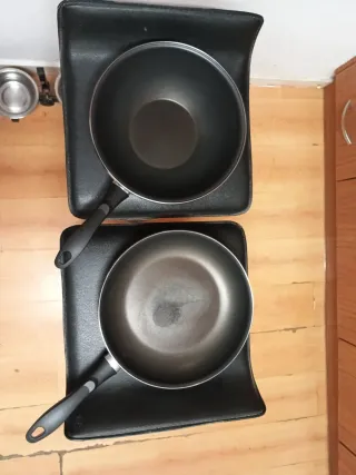 Set 2 Padelle: Piatta e Wok