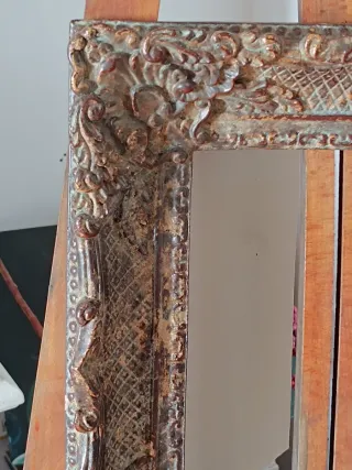 Marco Antiguo Barroco Madera Tallada