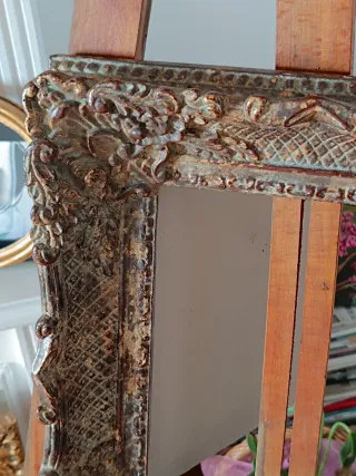 Marco Antiguo Barroco Madera Tallada