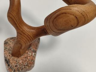 Escultura contemporánea. Madera tallada