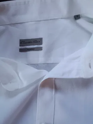 Camisa Emidio Tucci Blanca Talla 6