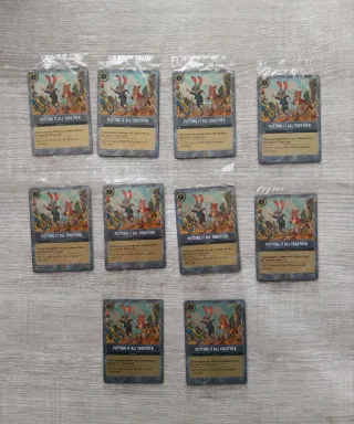 10 Cartas Lorcana Zootropolis 2 Precintadas
