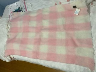 Manta Bebé Ríos Rosa Flores