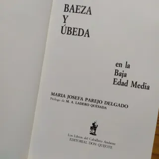 Baeza y Úbeda en la Baja Edad Media