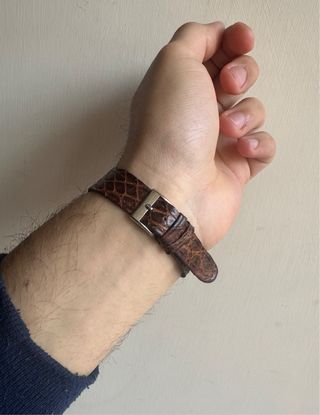 Orologio Seiko Oro e Pelle Marrone