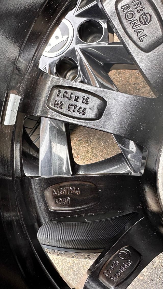 Llantas 16” Skoda Fabia 5x100