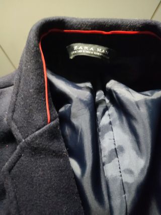 Abrigo Zara Azul Talla M