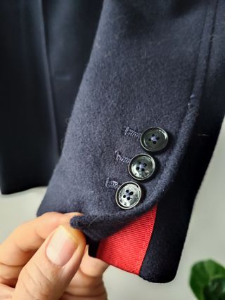 Abrigo Zara Azul Talla M