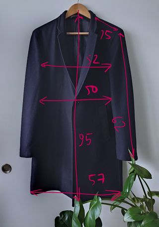 Abrigo Zara Azul Talla M